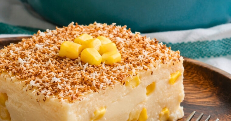 Maja Blanca Recipe (Creamy Filipino Coconut Pudding, 30 Minutes)