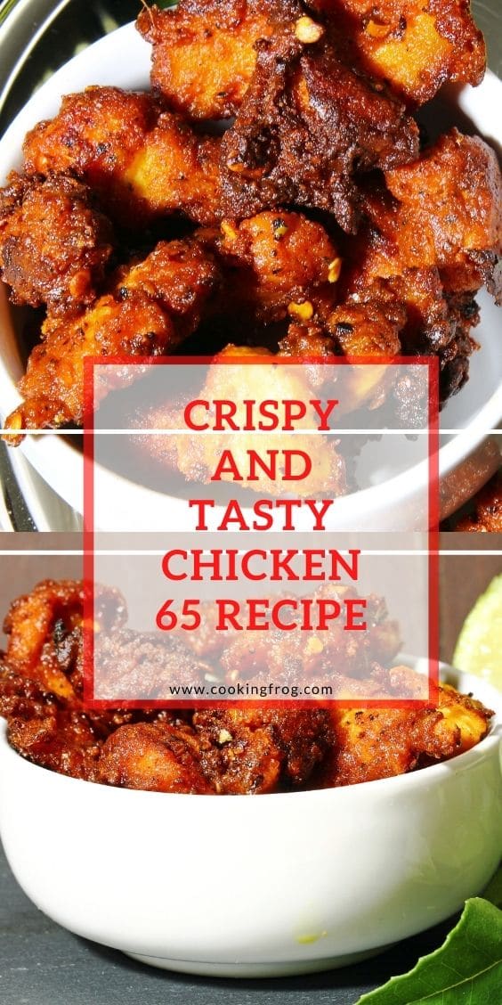 Crispy and tasty chicken 65 recipe