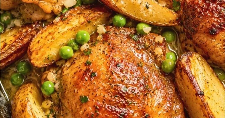 Homemade Italian Chicken Vesuvio Recipe