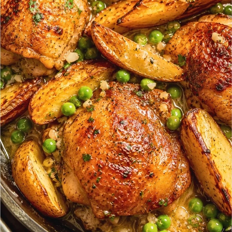 Homemade Italian Chicken Vesuvio Recipe