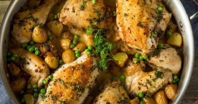 Homemade Italian Chicken Vesuvio Recipe