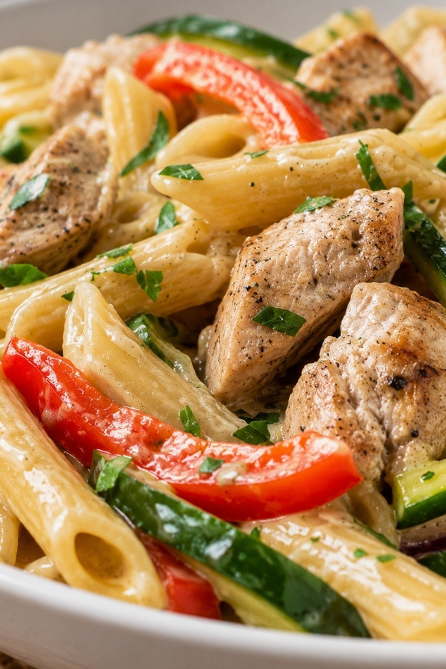 Homemade Creamy Rasta Pasta Recipe