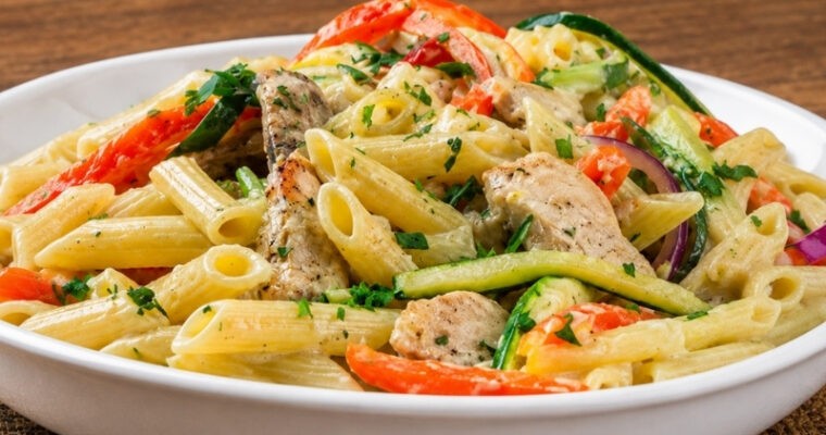 Homemade Creamy Rasta Pasta Recipe