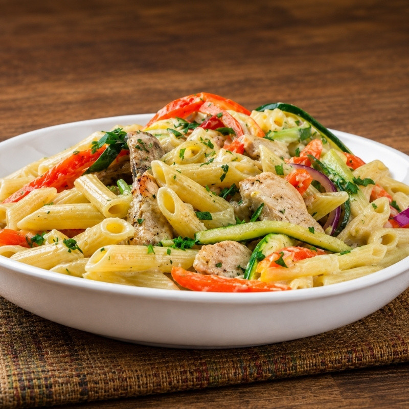 Homemade Creamy Rasta Pasta Recipe
