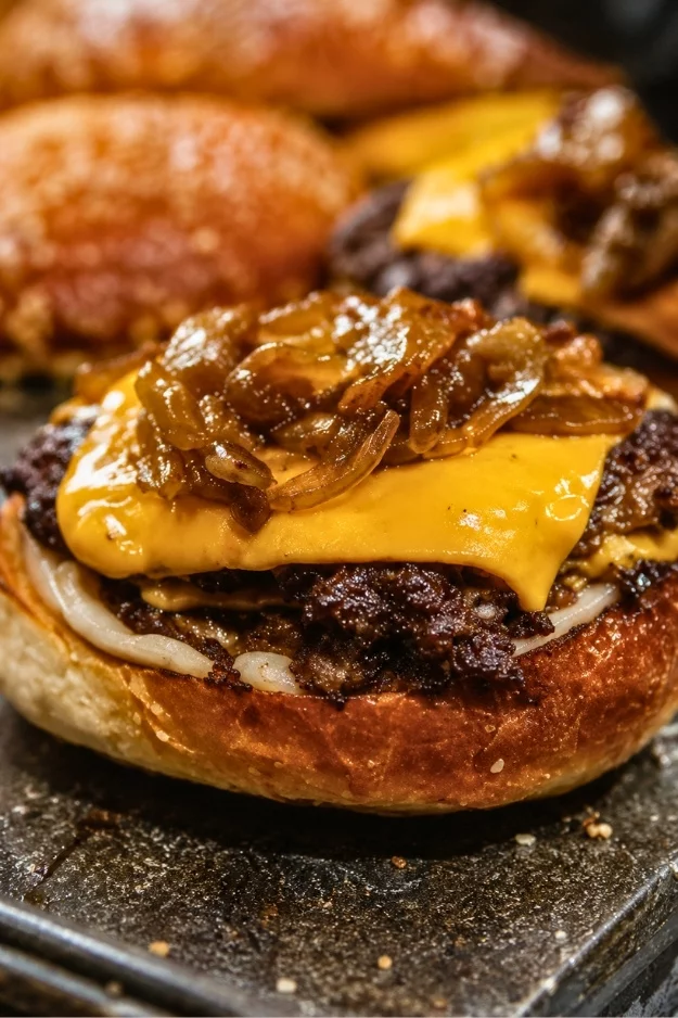 Blackstone Griddle Juicy Smash Burger Easy Recipe