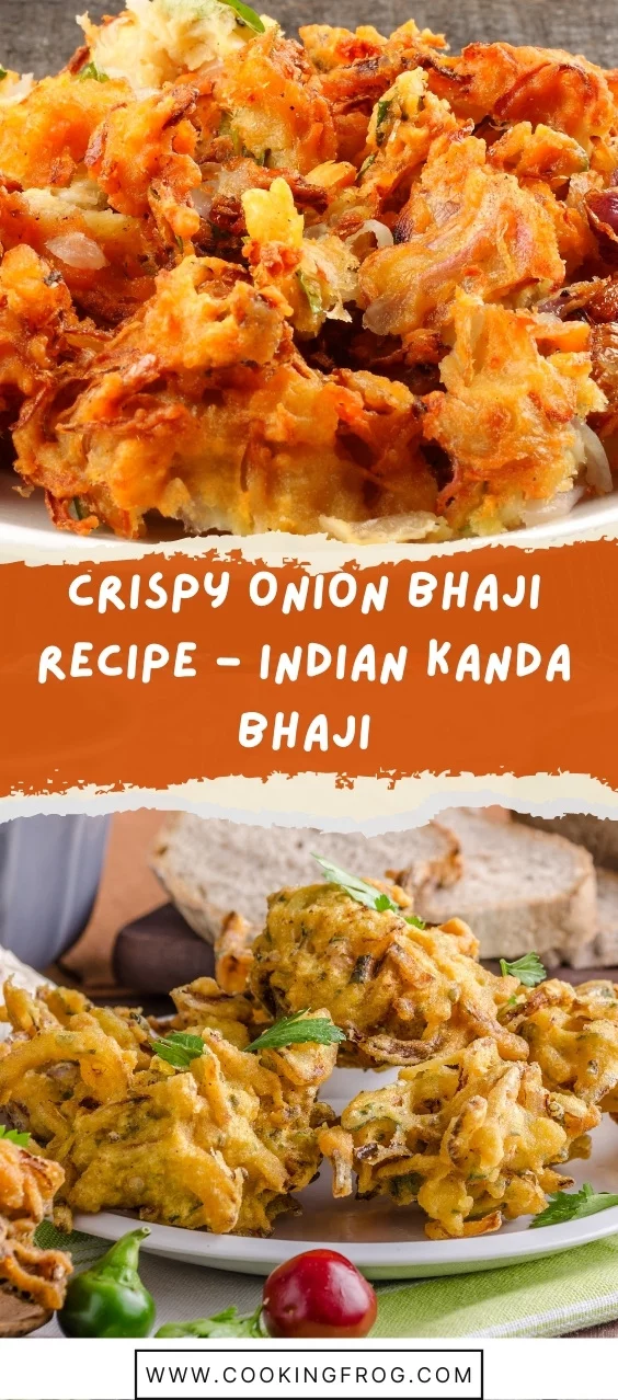 Crispy Onion Bhaji Recipe - Indian Kanda Bhaji