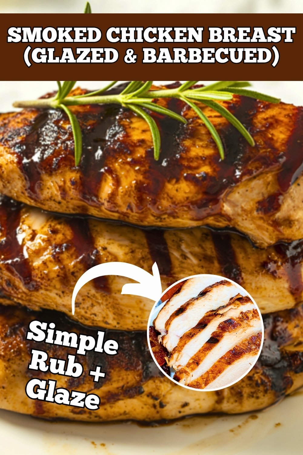 Smoked Chicken Breast Recipe Glazed and Barbecued 2