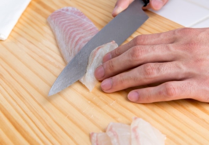 Cut Yellowtail Sashimi