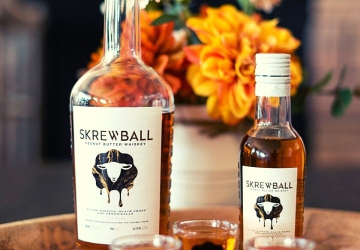 Peanut Butter Skrewball Whiskey Cocktail 