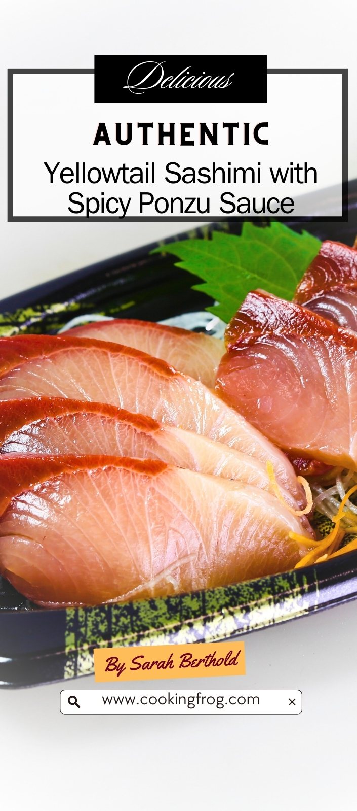 Buri Shabu-Shabu and Homemade Ponzu Sauce Recipe (Fresh Yellowtail