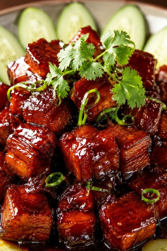 Red Braised Pork Belly (Hong Shao Rou)