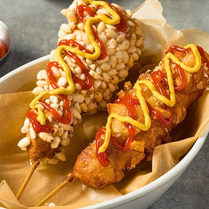 The Best Korean Hot Dogs Recipe (Gamja Hot Dog)