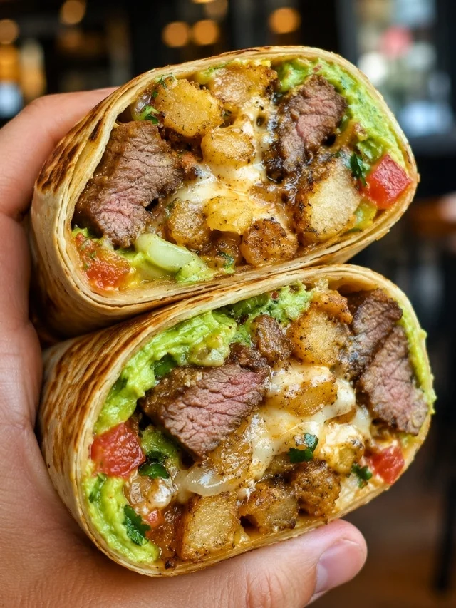 The Best California Burritos with Carne Asada