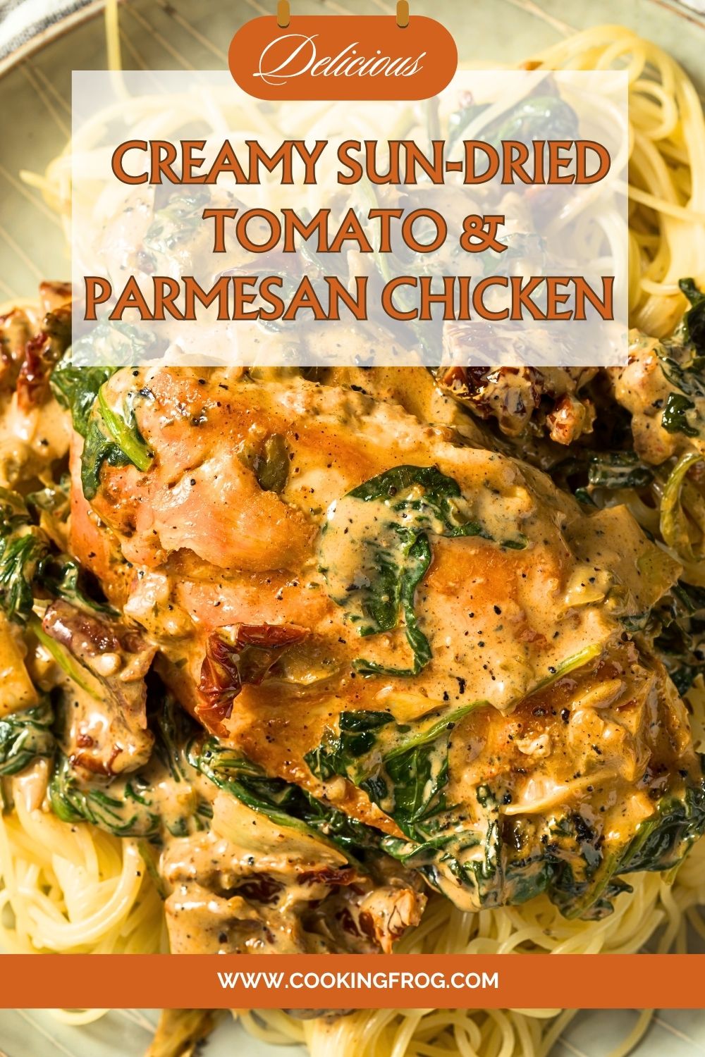 Garlicky Marry Me Chicken in Rich Cream Sauce Parmesan Finish