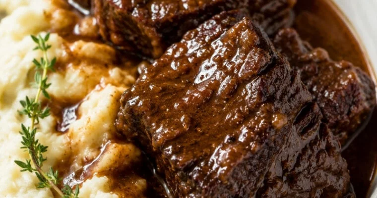 Oven Braised Costco Short Ribs Recipe