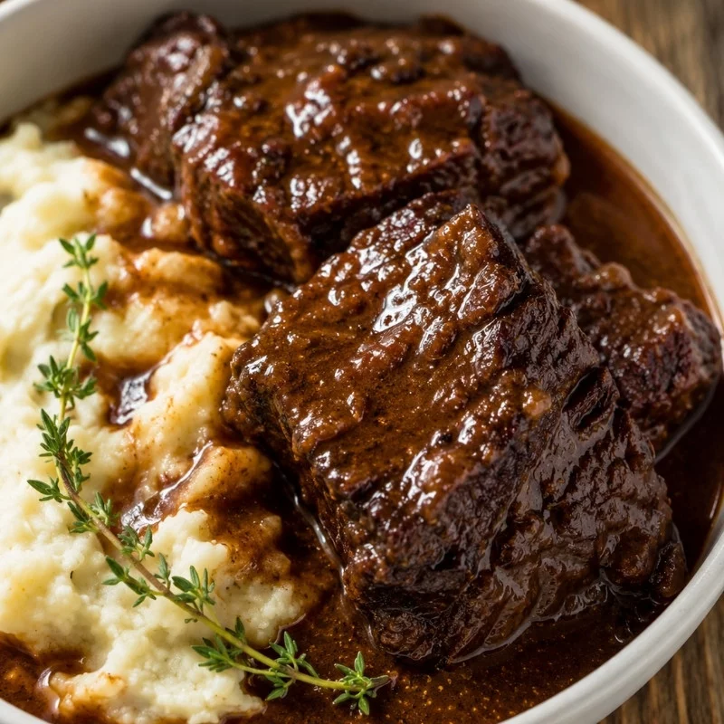 Oven Braised Costco Short Ribs Recipe
