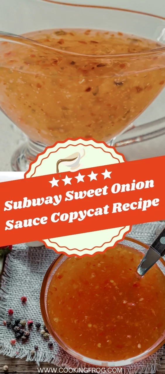 Subway Sweet Onion Sauce Copycat Recipe