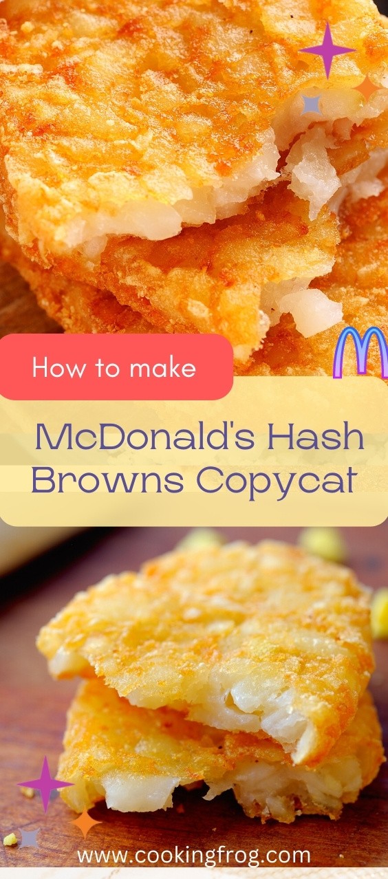 Homemade McDonald's Hash Browns Copycat Recipe Cooking Frog