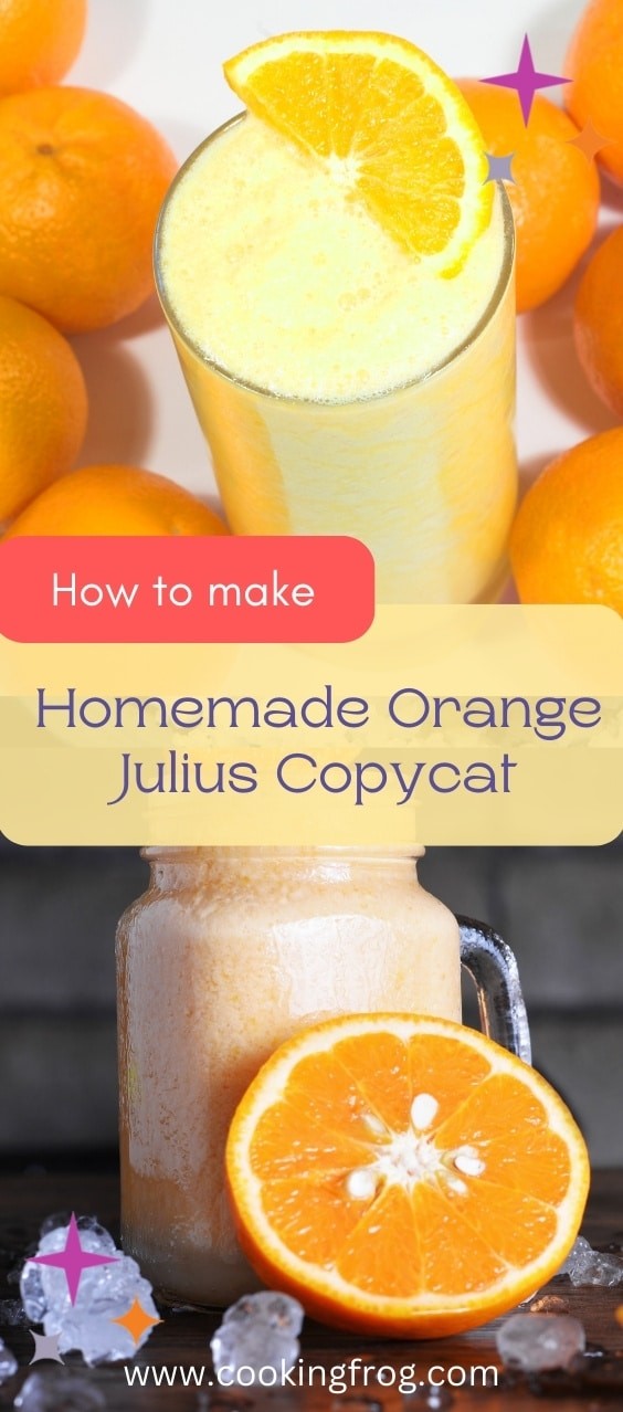 Homemade Orange Julius Copycat