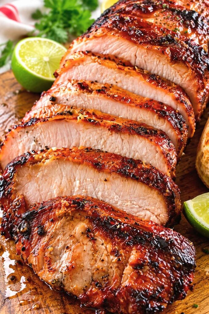 Smoked Pork Loin (With Sweet Rub Recipe)