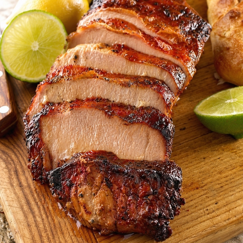 Smoked Pork Loin (With Sweet Rub Recipe)