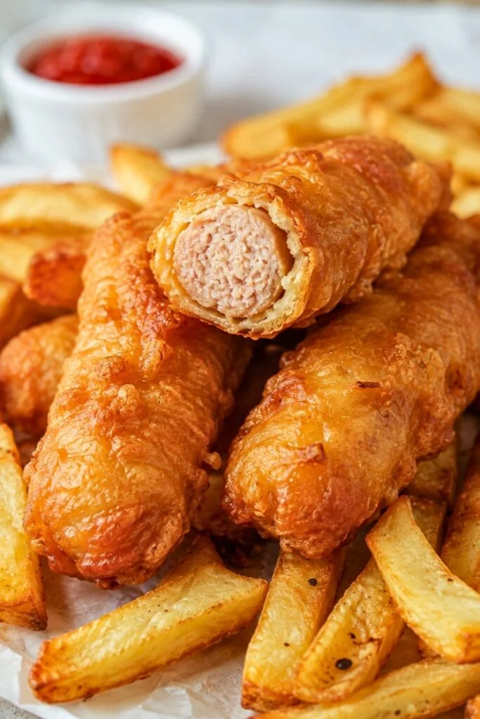 Battered Sausage Recipe (Crispy Chip Shop Style)