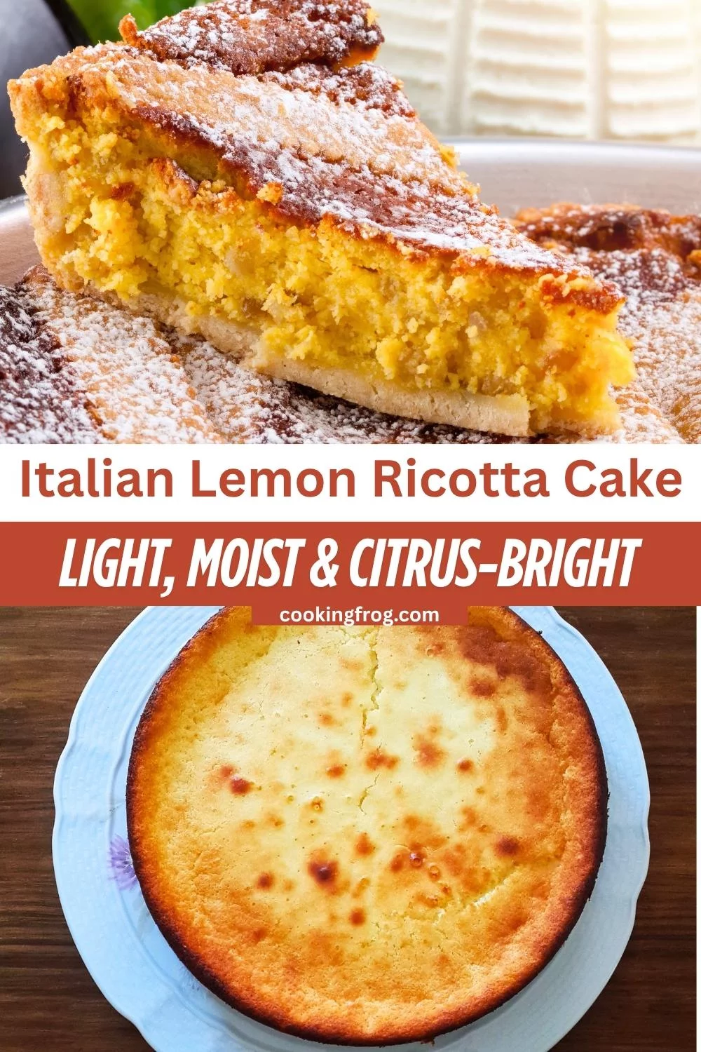 Homemade Italian Lemon Ricotta Cake Recipe 2 1