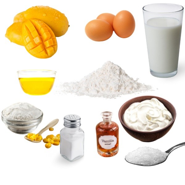 Mango Cake ingredients