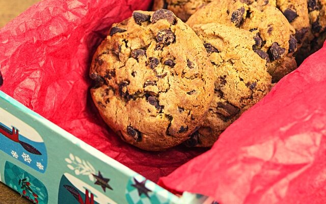 Christmas Chocolate Chip Cookies (Sweet Martha’s Cookies)