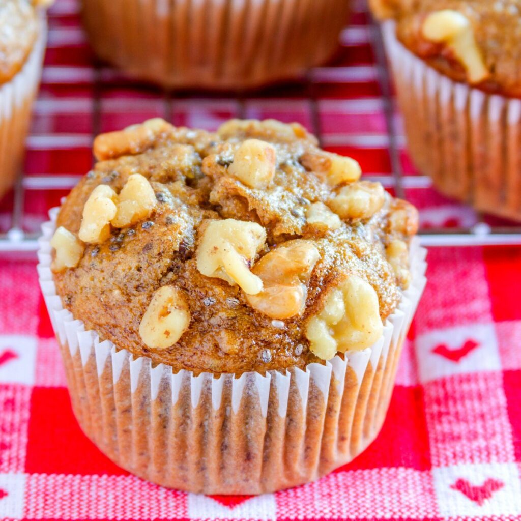 Moist EggFree Banana Muffins with Crunchy Walnuts Cooking Frog