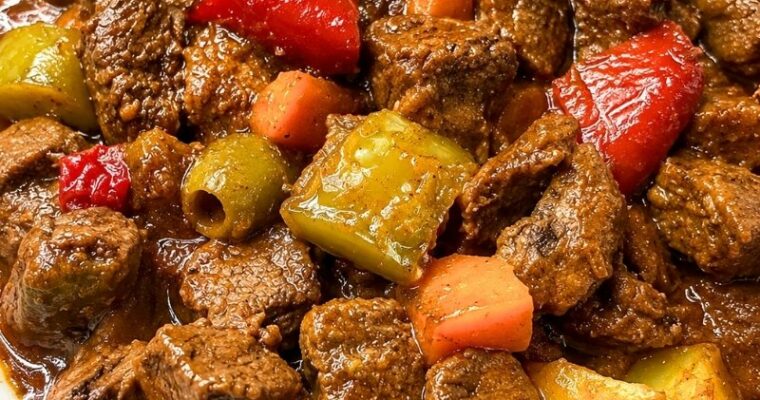 Authentic Filipino Beef Caldereta Recipe