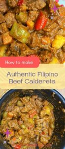 Authentic Filipino Beef Caldereta Recipe - Cooking Frog