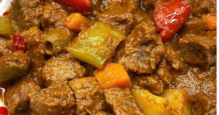Authentic Filipino Beef Caldereta Recipe