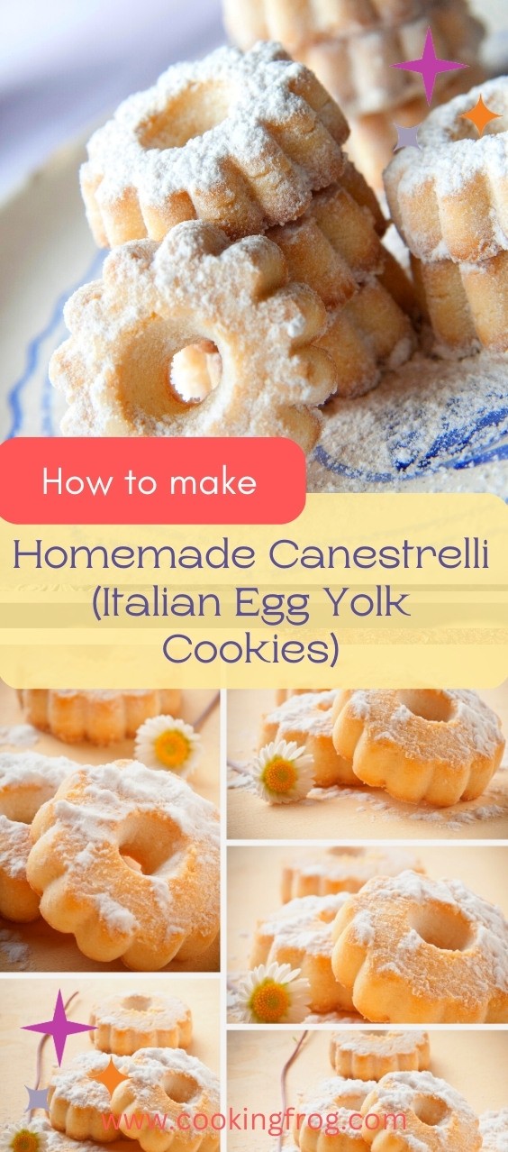 Homemade Canestrelli Recipe (Italian Egg Yolk Cookies)