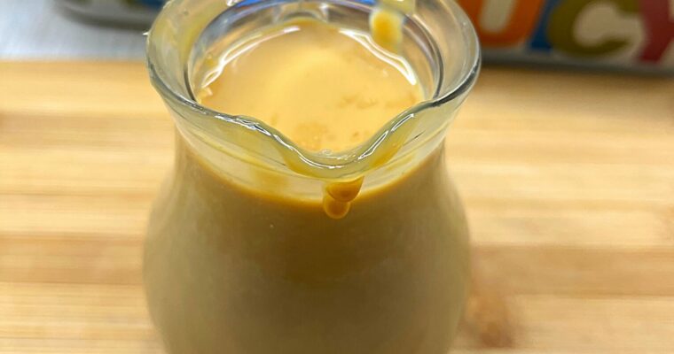 Vanilla-Infused Condensed Milk Sauce (Bread Pudding Sauce)