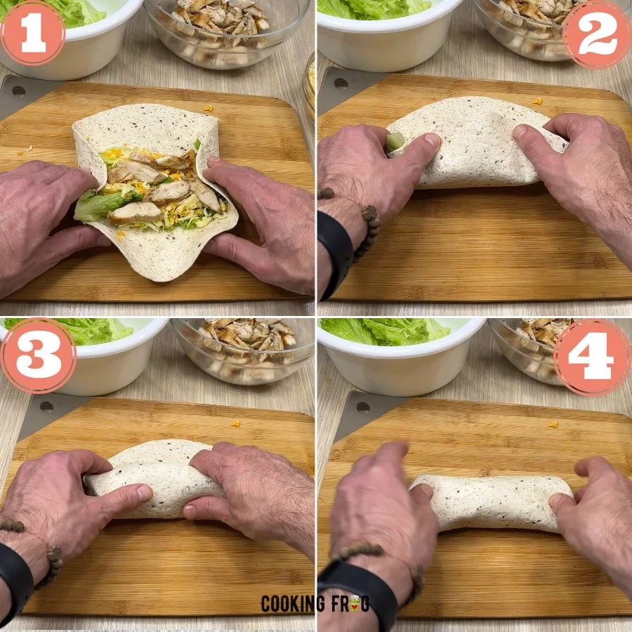 How to Wrap a Wrap (chick fil a cool wrap)