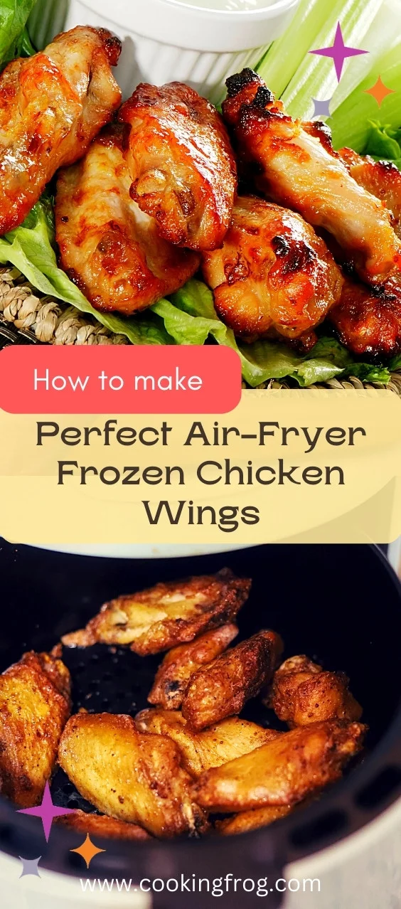 Perfect Air Fryer Frozen Chicken Wings Recipe Cooking Frog