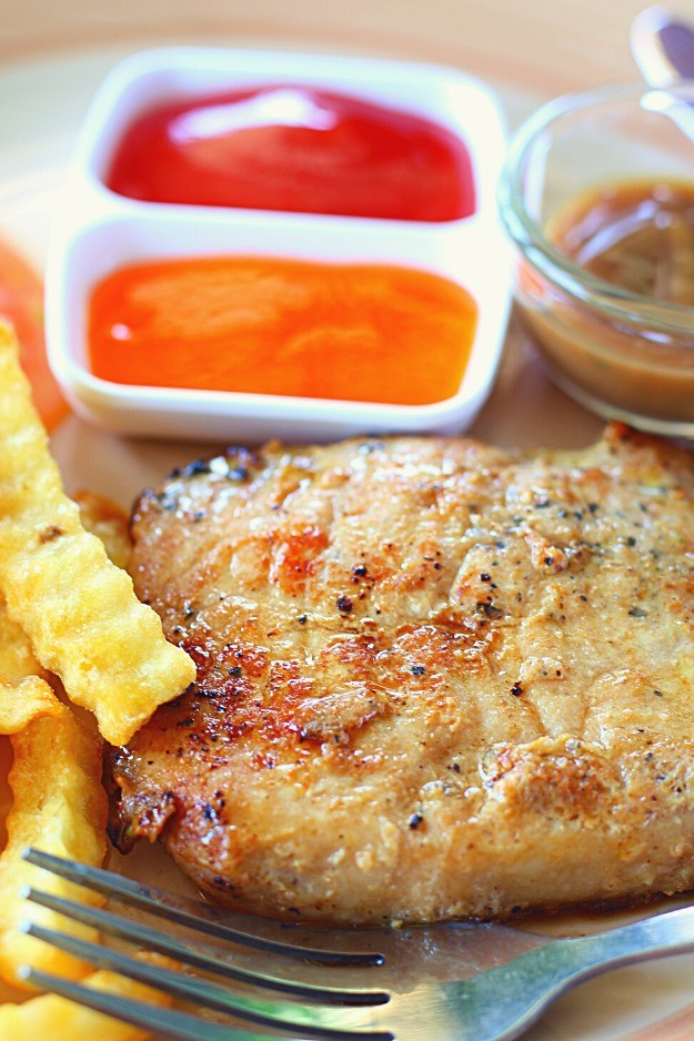 Air Fryer Pork Steak