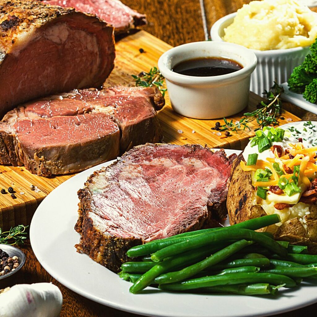 Prime Rib With Au Jus And Creamy Horseradish (With Wine-Free Option ...