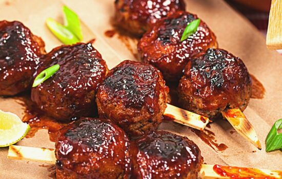 BBQ Smoked Meatballs Easy Recipe