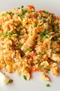 Blackstone Griddle Chicken Fried Rice Recipe - Cooking Frog