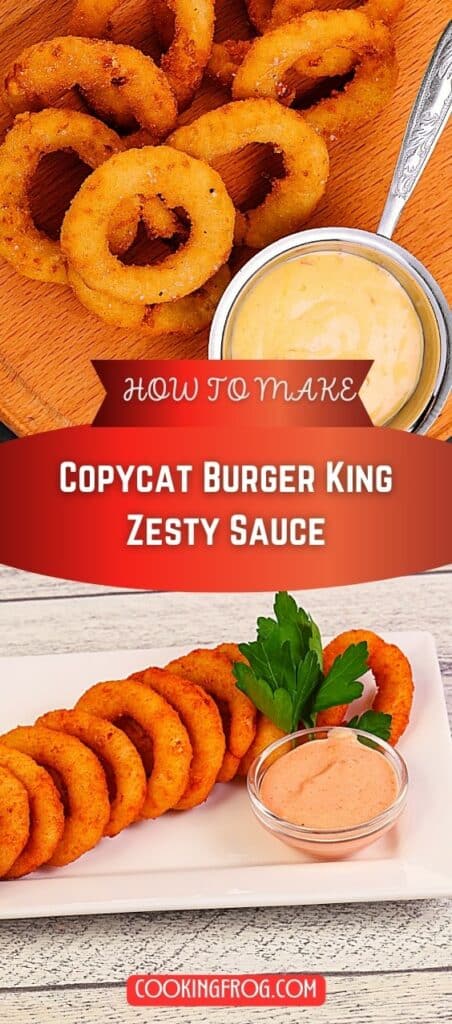 How To Make Burger King Zesty Sauce Burger King Zesty Sauce Copycat Recipe - Cooking Frog