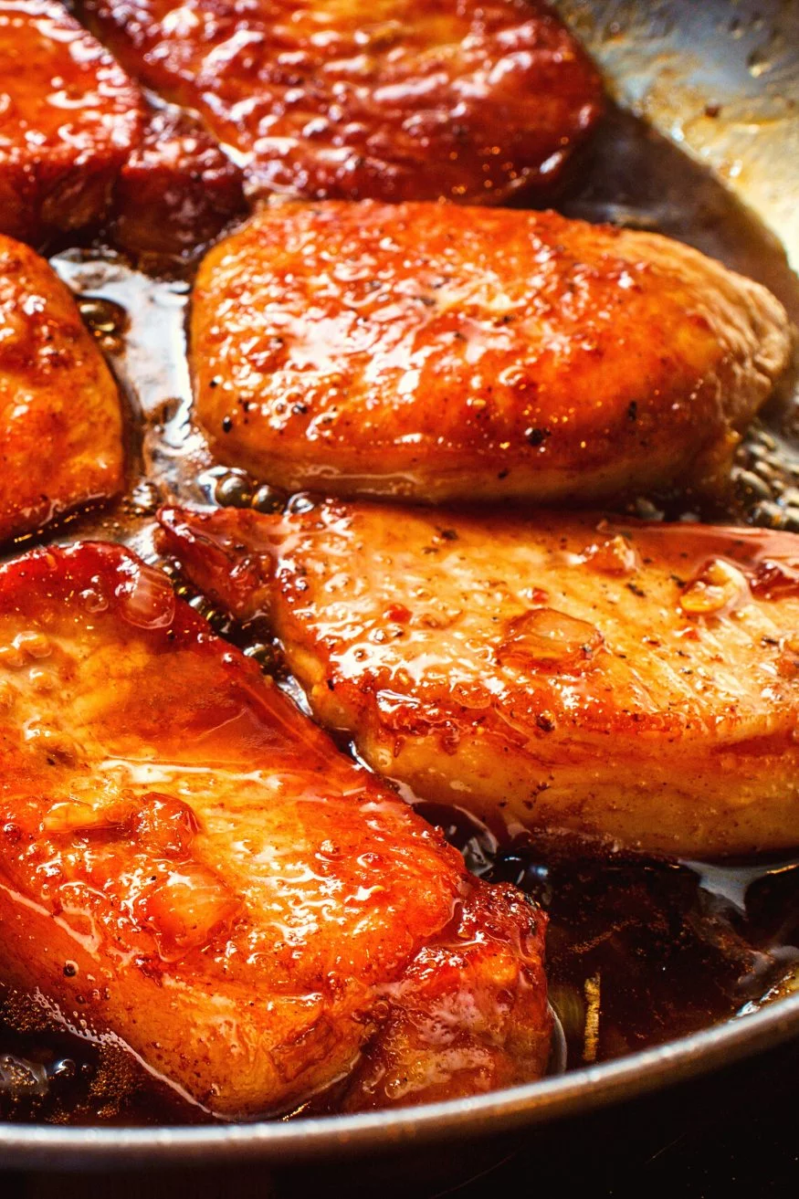 Maple Glazed Pork Chops