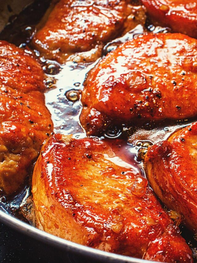 Maple Glazed Pork Chops Recipe