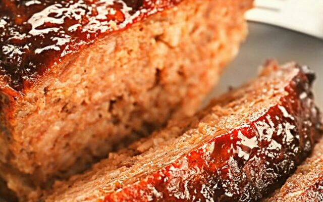 Smoked Meatloaf with BBQ Glaze