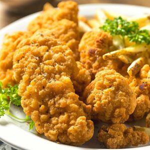 Crispy Honey-Garlic Air Fryer Chicken Tenders - Cooking Frog