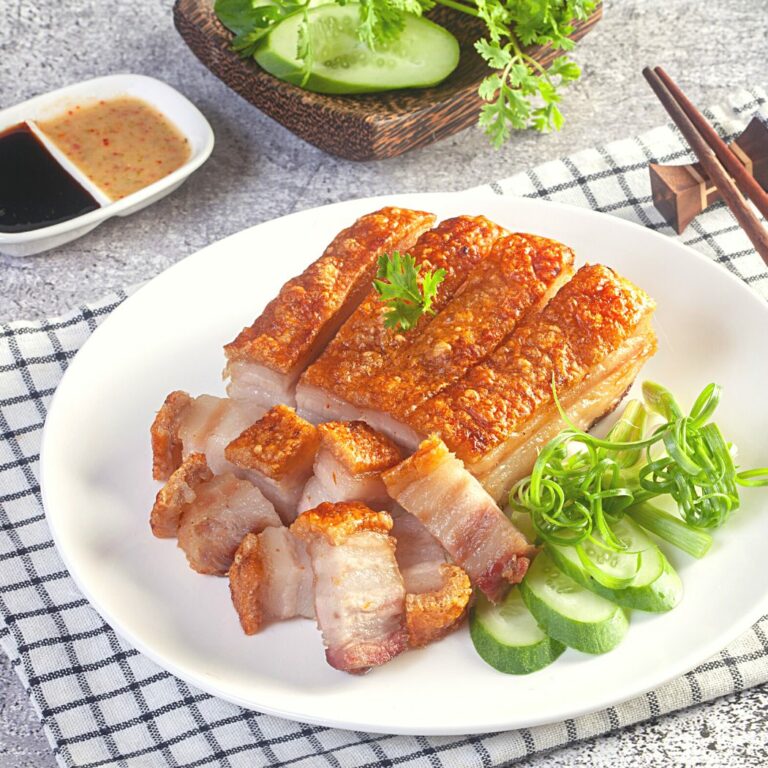 Golden Crispy Pork Belly Recipe Oven Roasted Cooking Frog