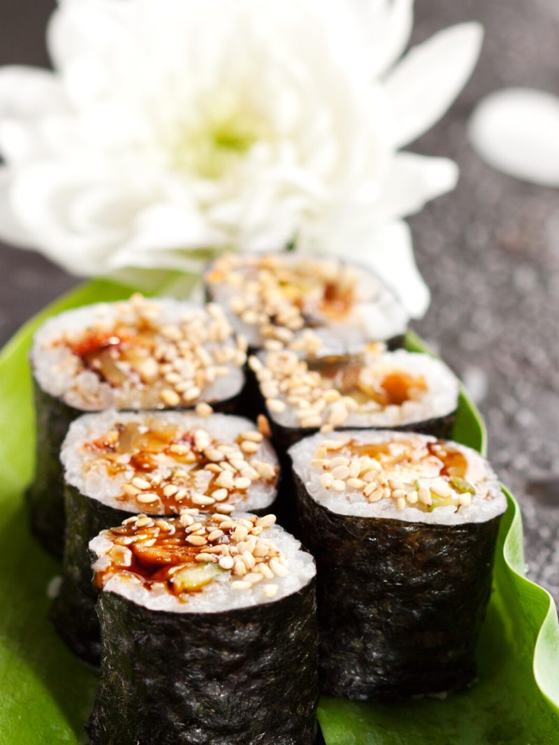 Homemade Unagi Sushi Rolls Recipe
