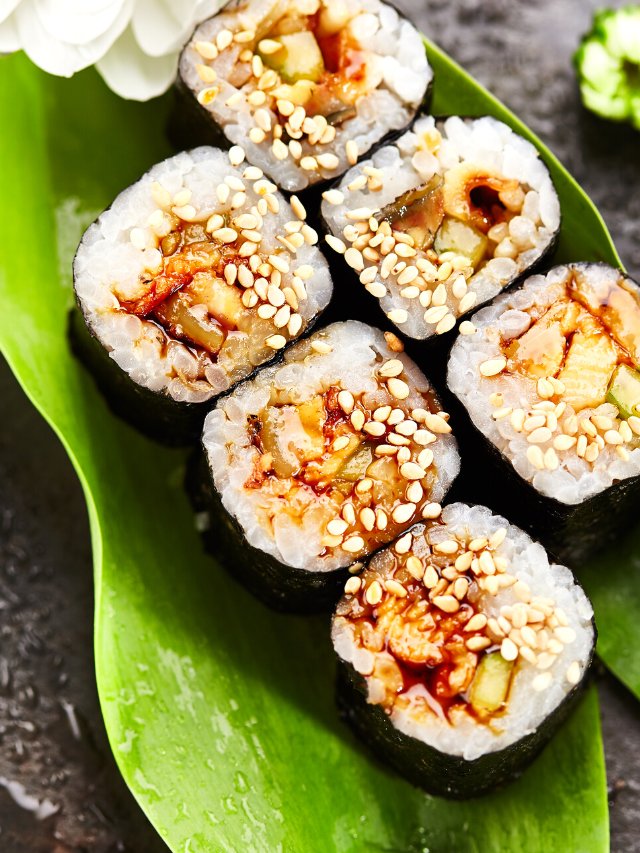 Homemade Unagi Sushi Rolls Recipe