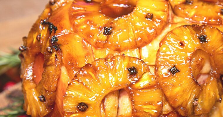 Pineapple Honey-Glazed Ham – Easy Recipe